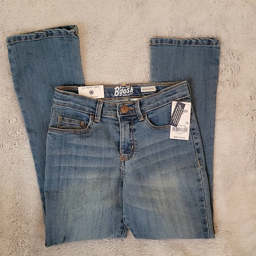 OSHKOSH B'GOSH NWT  denim bootcut jeans, sz 7
